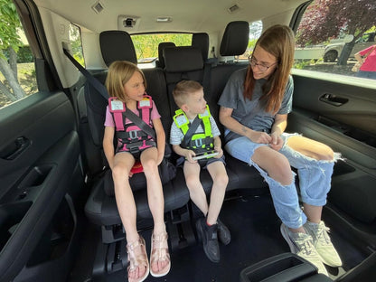 RideSafer Travel Vest Gen 6 - Small (26.5-50 lbs) - Blue - Lightweight Portable Child Safety Car Seat for Travel, Rental Cars, Rideshares