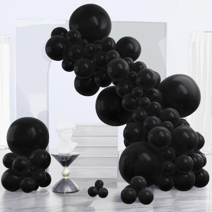 PartyWoo White Balloons 140 pcs Different Sizes of 18 12 10 5 Inch White Balloons Arch Kit Garland for Wedding Baby Shower Birthday Bridal Shower Graduation Engagement Party Decorations White-Y13
