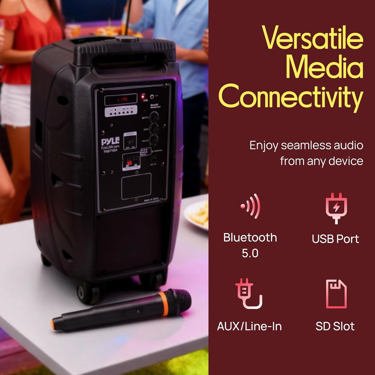 Pyle PSBT105A Review: A Powerful Portable PA Speaker for Any Occasion