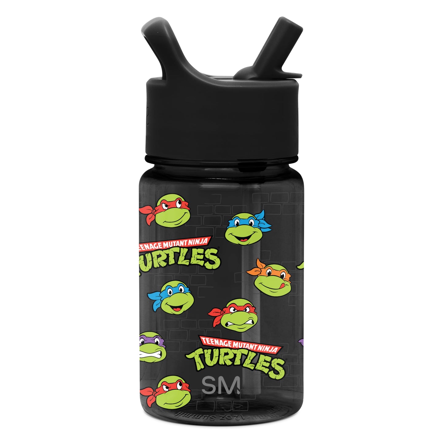 Simple Modern Peppa Pig Kids Tritan Plastic Summit Water Bottle | 12 oz BPA-Free Cup with Covered Leak Proof Straw Lid for Girls, Toddlers | Bubbles