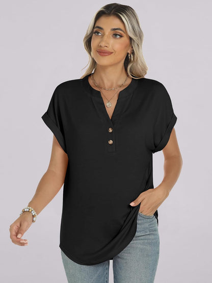 ANRABESS Womens Short Sleeve Henley Tops: A Perfect Blend of Style and Comfort