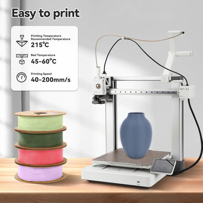 3DHoJor PLA+ Filament 1.75mm, 3D-Drucker-Filament PLA Plus, Kartonspule 3D-Druck-Filament, Maßgenauigkeit +/- 0.03 mm, Lila, 1kg
