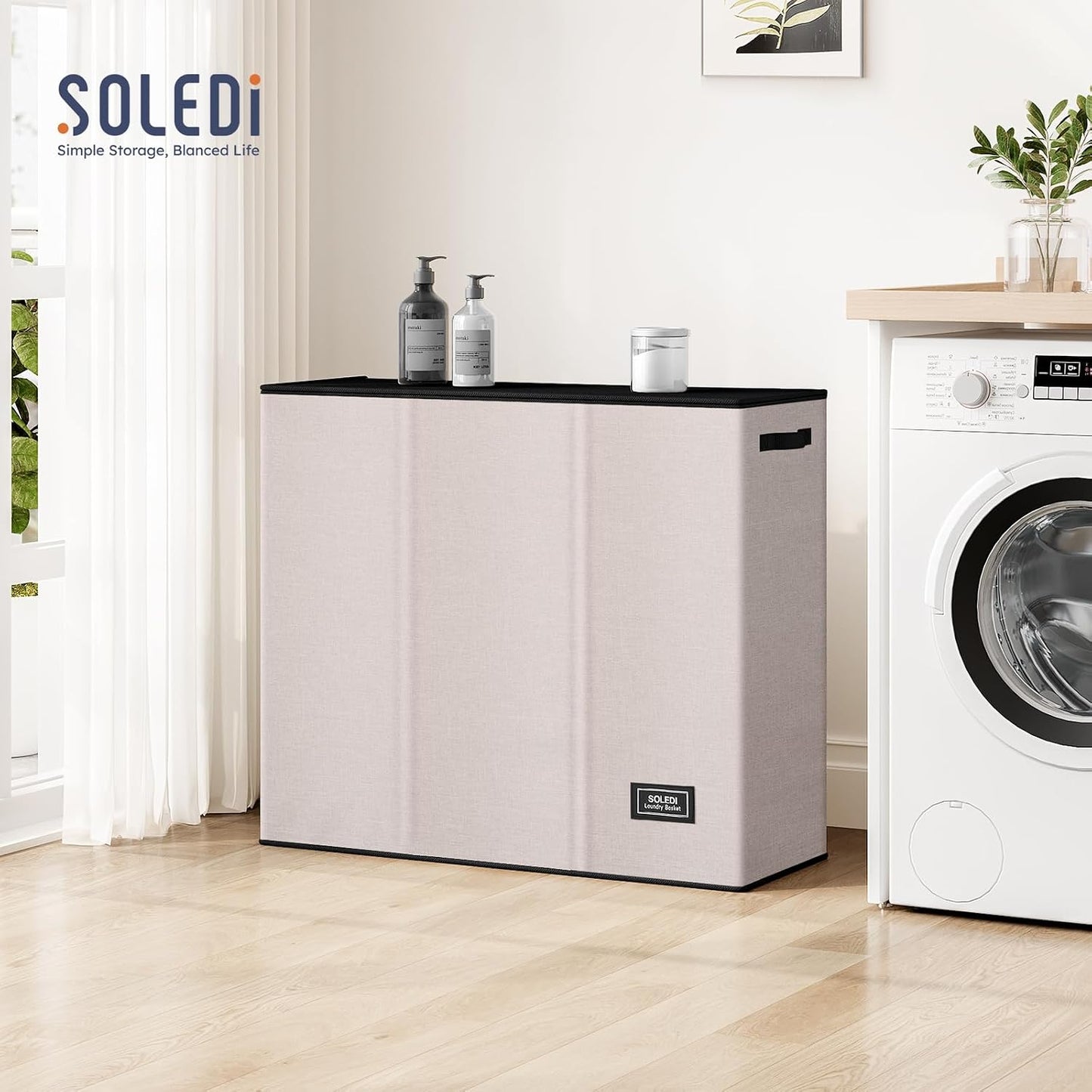 SOLEDI 180L 3-Section Laundry Hamper: A Game-Changer for Laundry Day