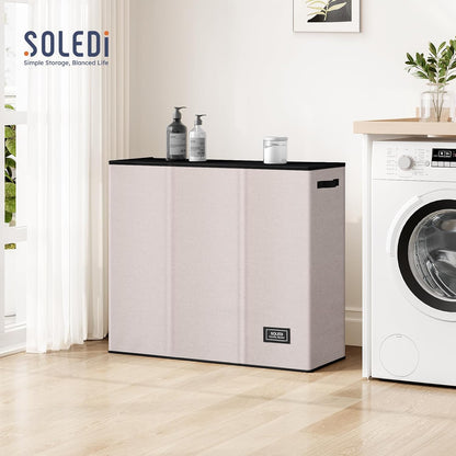 SOLEDI 180L 3-Section Laundry Hamper: A Game-Changer for Laundry Day