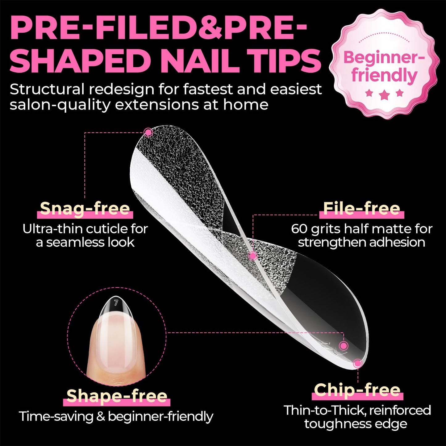UNA GELLA Short Almond Nail Tips: A Game-Changer for At-Home Nail Art