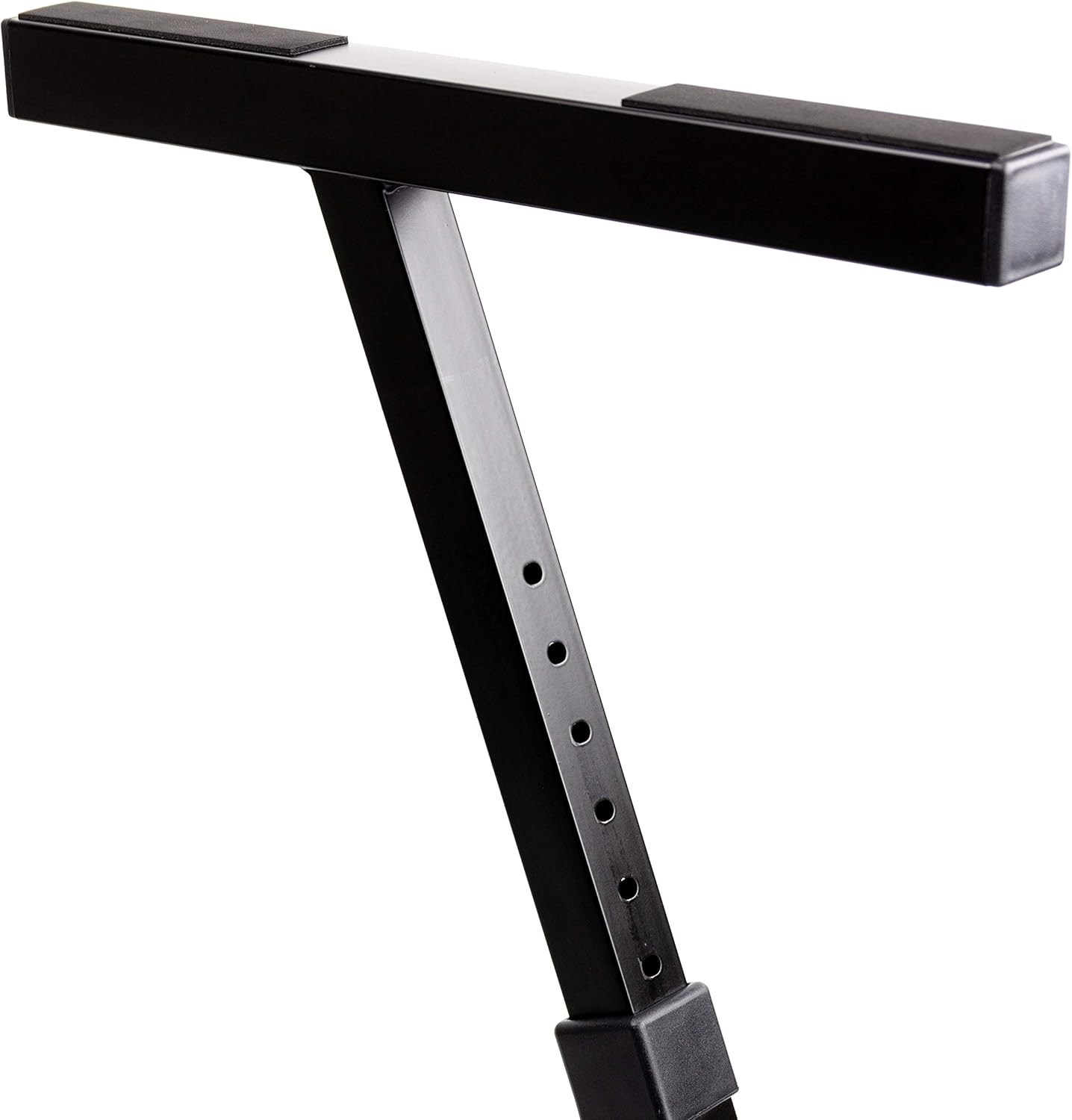 RockJam KB100 Verstellbare, gepolsterte Klavierbank, X-Stil, Schwarz