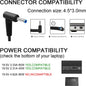 HP Laptop Charger - 65W 45W Smart Blue Tip Power Adapter by HIBBO