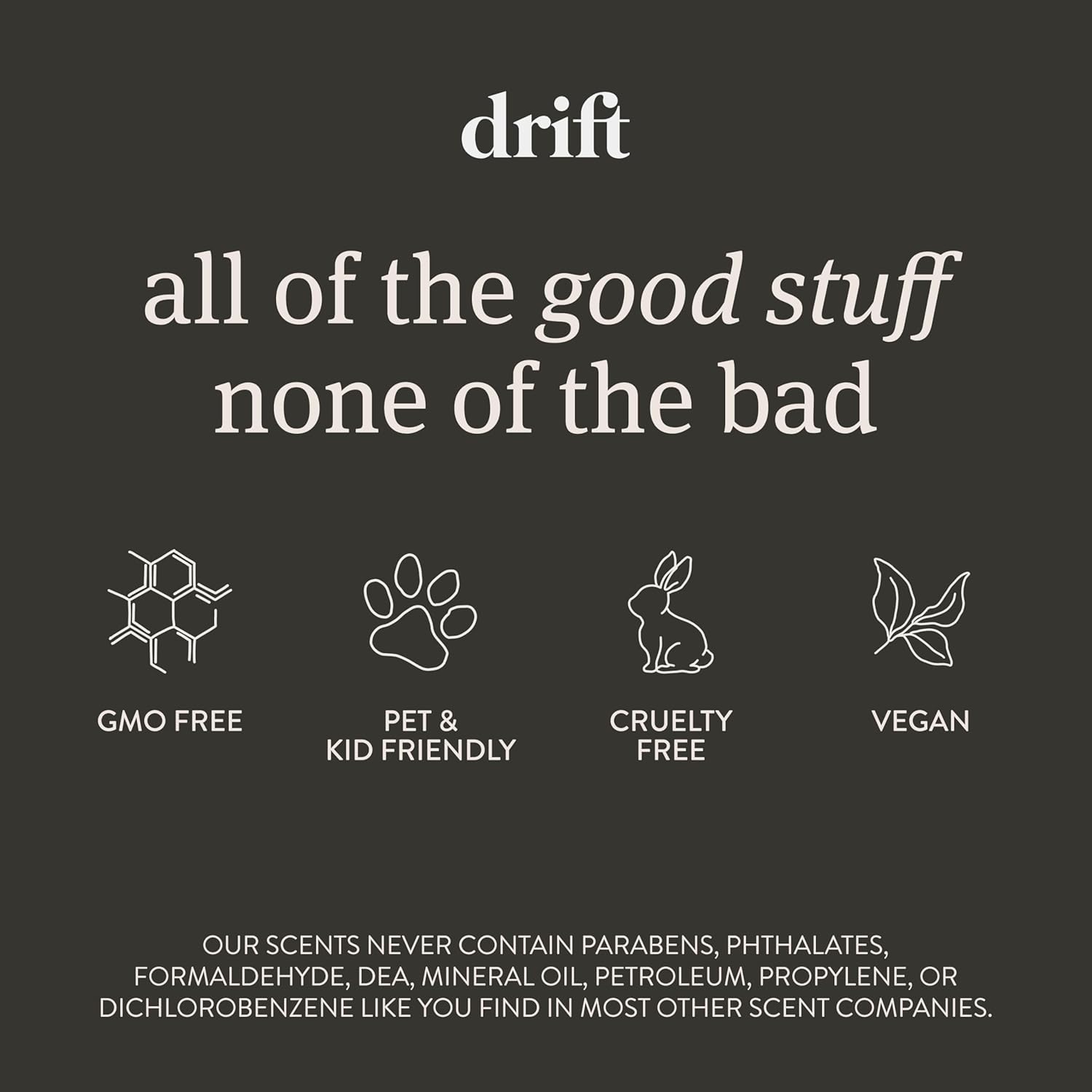 Drift Car Air Freshener - Wood Air Freshener - Car Odor Eliminator - Teak Scent Starter Kit