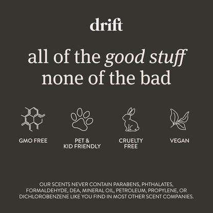 Drift Car Air Freshener - Wood Air Freshener - Car Odor Eliminator - Teak Scent Starter Kit