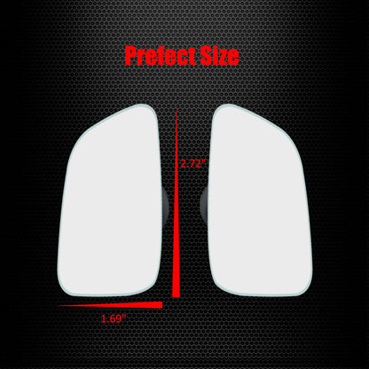 Ampper Blind Spot Mirror, 2" Round HD Glass Frameless Convex Rear View Mirror, Pack of 2