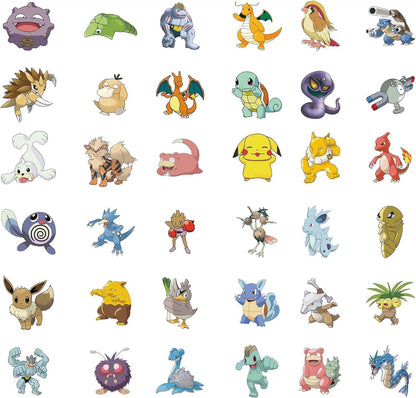 100 Cartoon Pokémon Stickers for Your Favorite Things