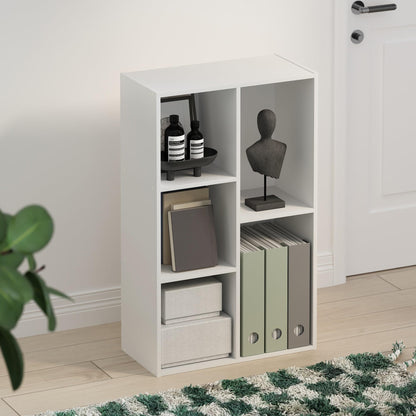 Furinno TOMI TV Stand, 5-Cube Entertainment Center with Open Shelf, Reversible TV Console, for Living Room, Bedroom, Home Office, Green