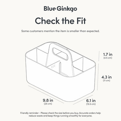BLUE GINKGO Stackable Organizer Caddy: A Game-Changer for Clutter-Free Spaces