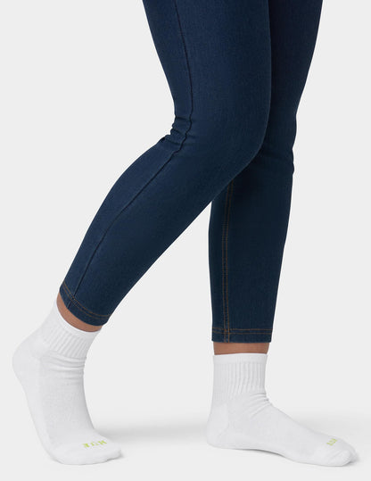 Hue Damen Mini-Crew-Socken, 6er-Pack, Weiß, Einheitsgröße
