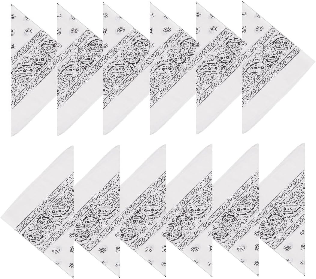 12 X White