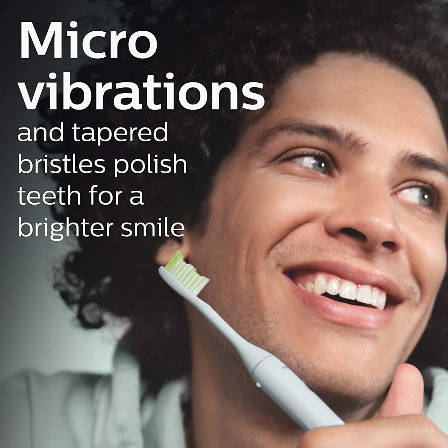Philips One by Sonicare Ersatzbürstenköpfe, 2er-Pack, Schwarz, Kompatibel mit Philips One elektrische Zahnbürste, BH1022/06
