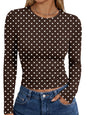 Trendy Queen Womens Long Sleeve T Shirts Fall Fashion Basic Y2K Tops 2026