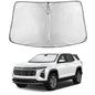 EcoNour Car Windshield Sunshade | Blocks 99% Heat & Keeps Interior Cool | Universal Fits Cars, SUVs, Trucks | Automotive Sun Screen, Visor & Car Accessories for Summer | Medium (64x32 Inches)