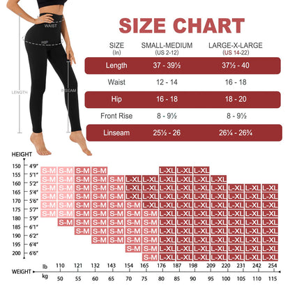 we fleece High Waisted Leggings for Women-Womens Black Workout Leggings Running Tummy Control Compression Pants