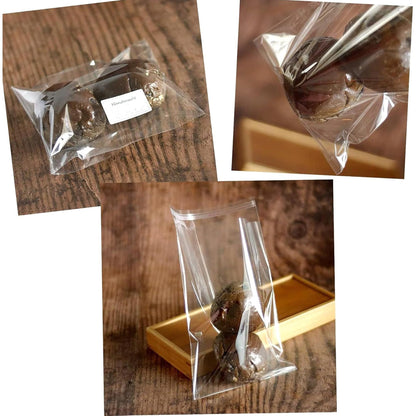 Selbstklebende Zellophanbeutel, 5x7 Zoll Keksbeutel, durchsichtige, wiederverschließbare Zellophanbeutel selbstklebend zum Verpacken von Geschenken, Produkten, 100 Stück