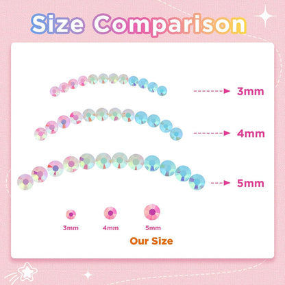 Zefy 40 Colors Resin Jelly Rhinestones for Bedazzling, 3mm 32000 Pcs Flatback Gems for Crafting, Bedazzling Kit with 3Pcs B7000 Glue for Clothing Shoes Nail Book Diamond Art