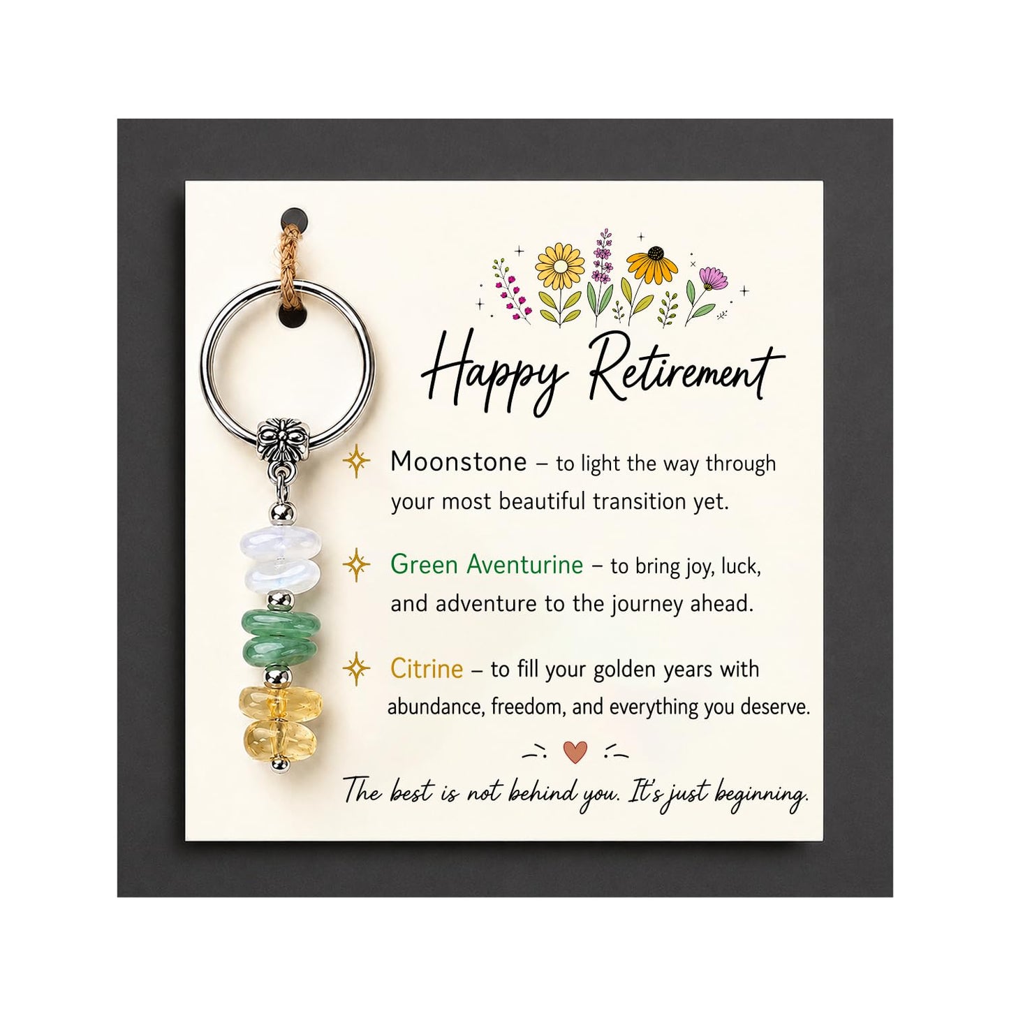 Sensemory Retirement Gift For Woman Keychain, Coworker Leaving Gifts For Teacher, Nurse, Daughter Graduation, College Gift, Farewell, Promotion, New Job Key Chains, Friend Going Away Stocking Stuffers