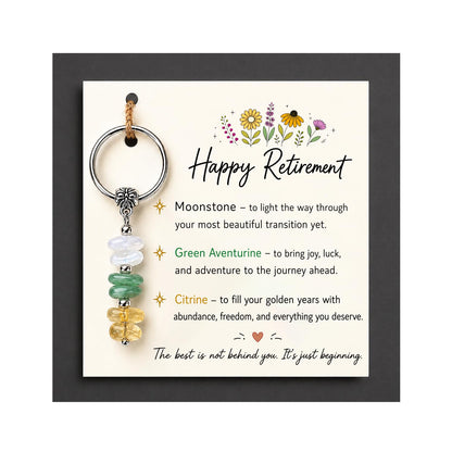 Sensemory Retirement Gift For Woman Keychain, Coworker Leaving Gifts For Teacher, Nurse, Daughter Graduation, College Gift, Farewell, Promotion, New Job Key Chains, Friend Going Away Stocking Stuffers