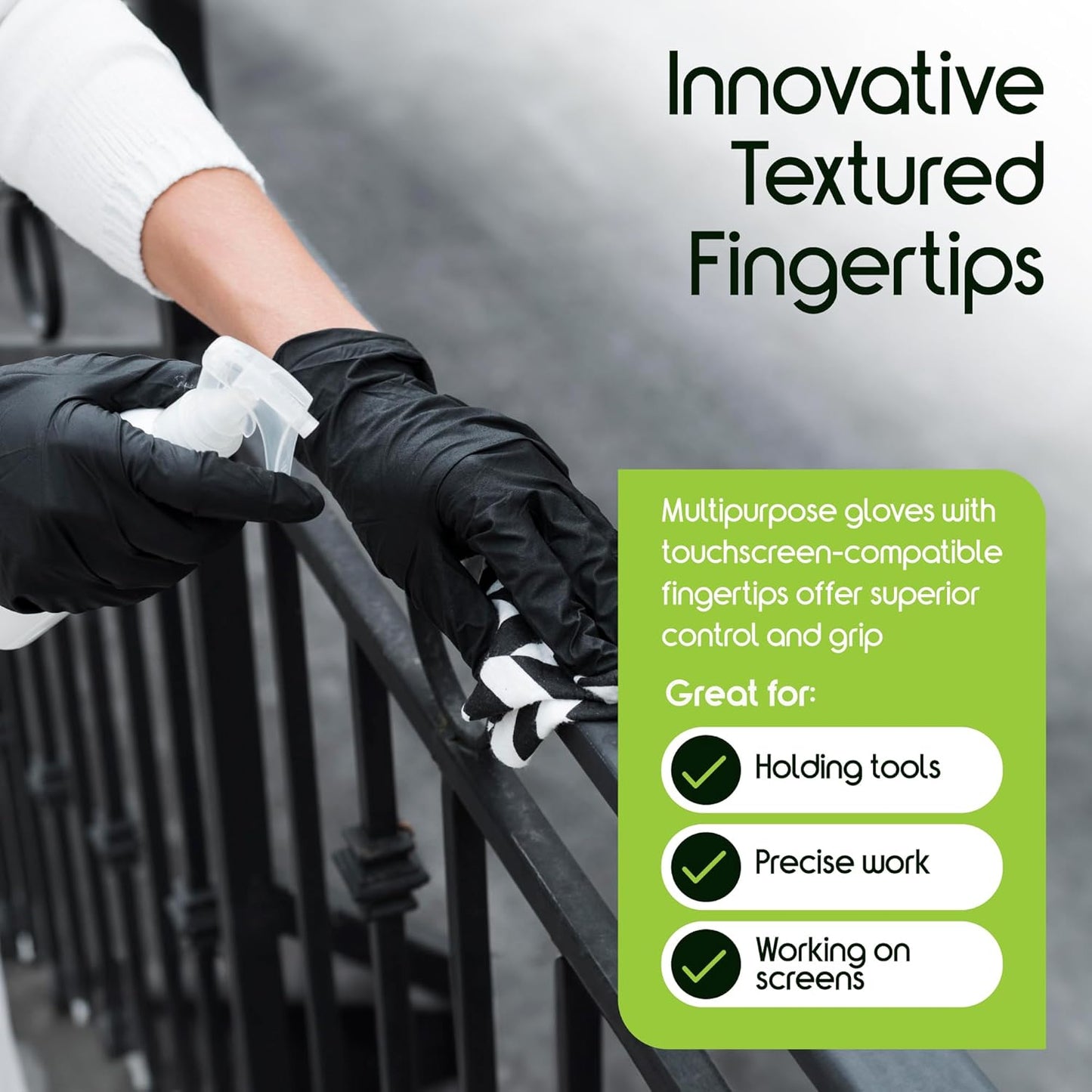 Inspire Black Nitrile Disposable Gloves: A Cut Above the Rest