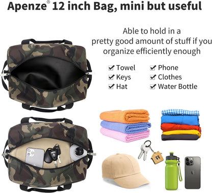 Kleine Sporttasche 18 Zoll Handgepäck Reisetasche für Wochenendtrips Sport-Schwarz