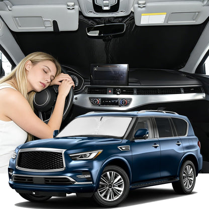for Toyota Tacoma 2016-2023 2024 2025 2026 Sun Shade Sunshade Windshield Cover - 4 Layers Front Window Shade Custom Fit Tacoma 2Dr 4Dr Pickup Sun Visor 240T Shade Blocks UV Rays Car Accessories