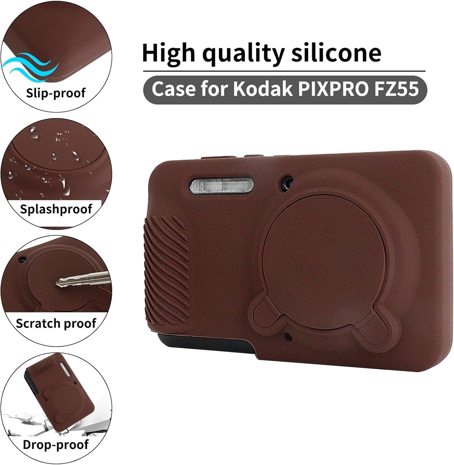 Rieibi Silicone Case for Kodak PIXPRO FZ55: A Perfect Blend of Protection and Style