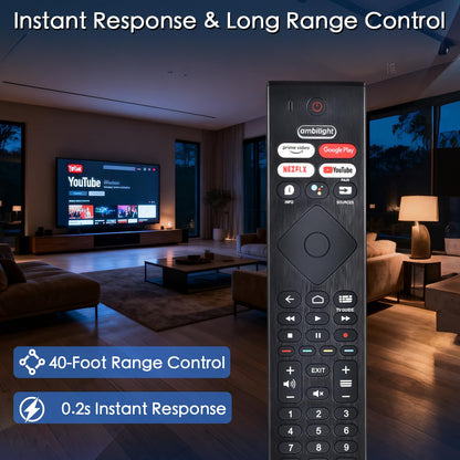 Replacement for Apple TV Remote,for Apple 4K/ Gen 1 2 3 4/ HD,A2169 A1842 A1625 A1427 A1469 A1378 A1218
