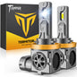 Termitor 2026 Upgraded H4/9003/HB2 Light Bulbs, 90,000LM 15X Super Bright Hi/Low Beam, 6500K Cool White H4 9003 Fog Lights, 1:1 Halogen Size Automotive Replacement IP68 Waterproof, Pack of 2