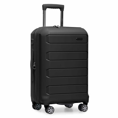 Traveler's Choice Pagosa Hardshell Expandable Luggage with Spinner Wheels, Slate Blue, 3-Piece Set (22/27/30)
