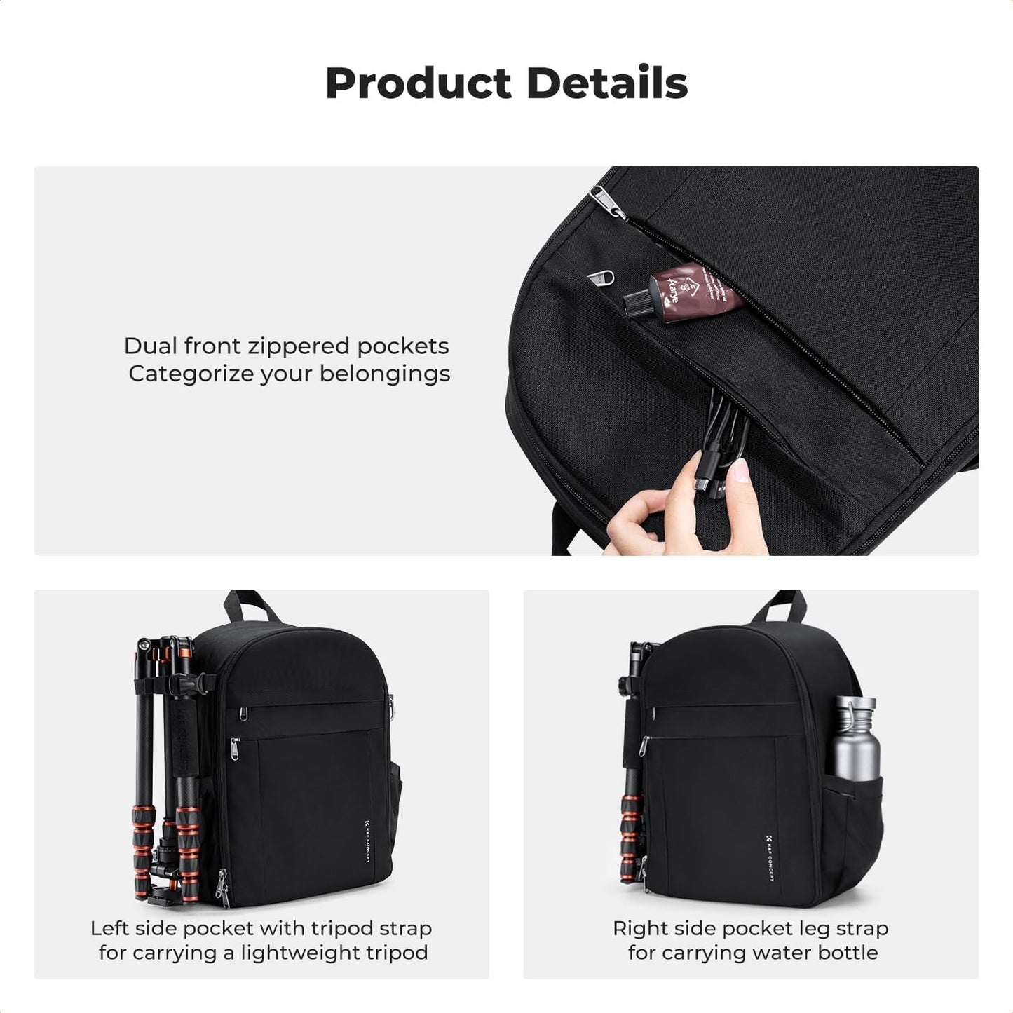 K&F CONCEPT Lightweight Camera Backpack: A Photographer's Best Friend