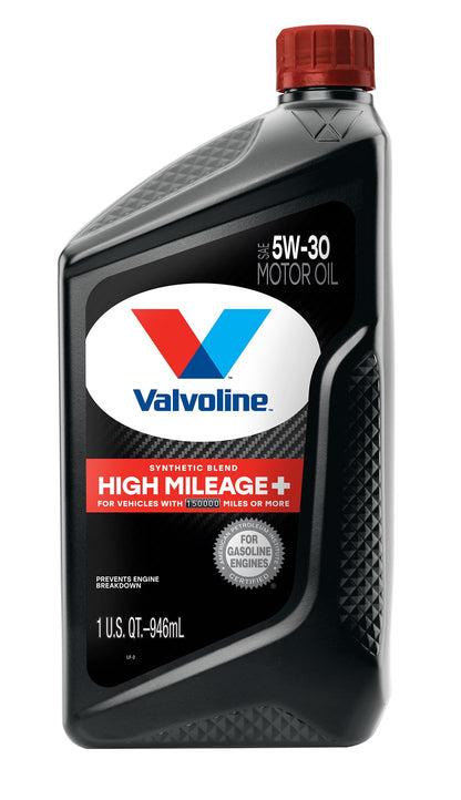 Valvoline MaxLife High Mileage 5W-30 Synthetic Blend Motor Oil 5 Quart