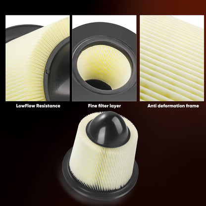 CA10262 Engine Air Filter Fit Ford Expedition/F150/F250/F350 (2007-2021) & Lincoln Navigator Replaces FA1883, 7C3Z9601A, A35642