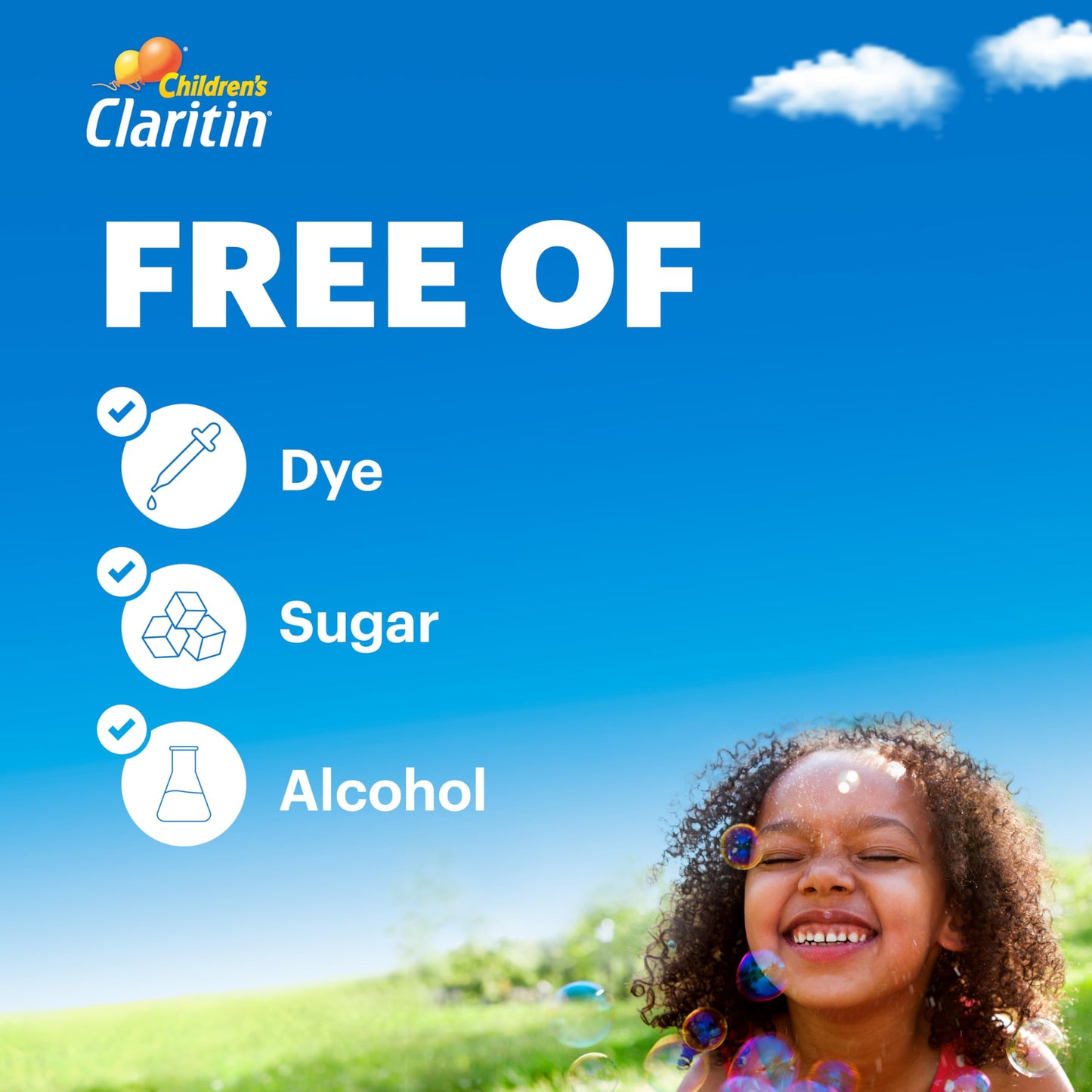 Claritin Children's Allergy Medicine,24-Hour Non-Drowsy Loratadine 5mg,Antihistamine Liquid for Kids Aged 2 Years and Older,Grape Flavored,8 fl oz.,(Pack of 2)