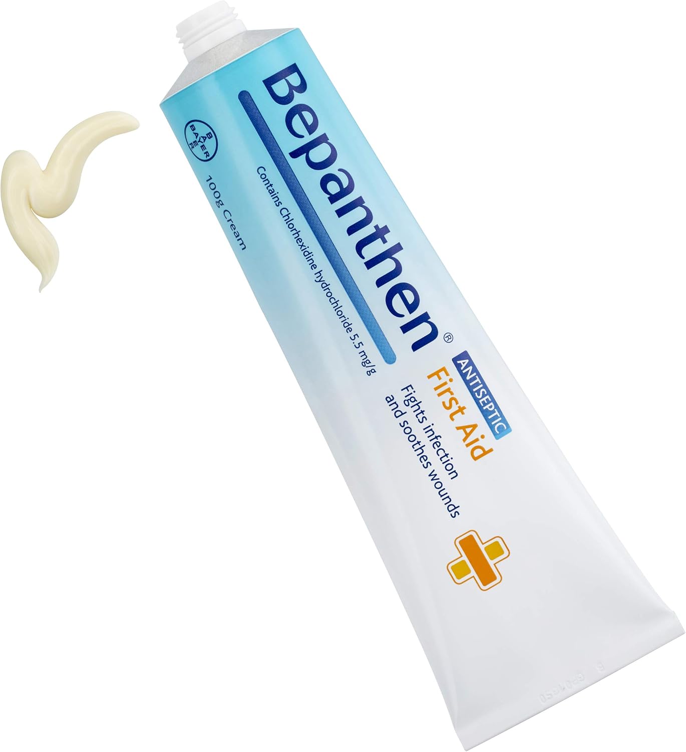 Bepanthen First Aid Cream for Effective for the Treatment and Prevention of Infection in Minor Cuts, Wounds, Abrasions, Insect Bites And Minor Burns, 100 g