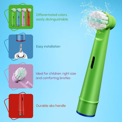 Ersatz-Zahnbürstenköpfe kompatibel mit Oral B Braun, 20 Stück professionelle elektrische Zahnbürstenköpfe Ersatzköpfe für Oral B Nachfüllpackung Pro 500/1000/1500/3000/3757/5000/7000/7500/8000