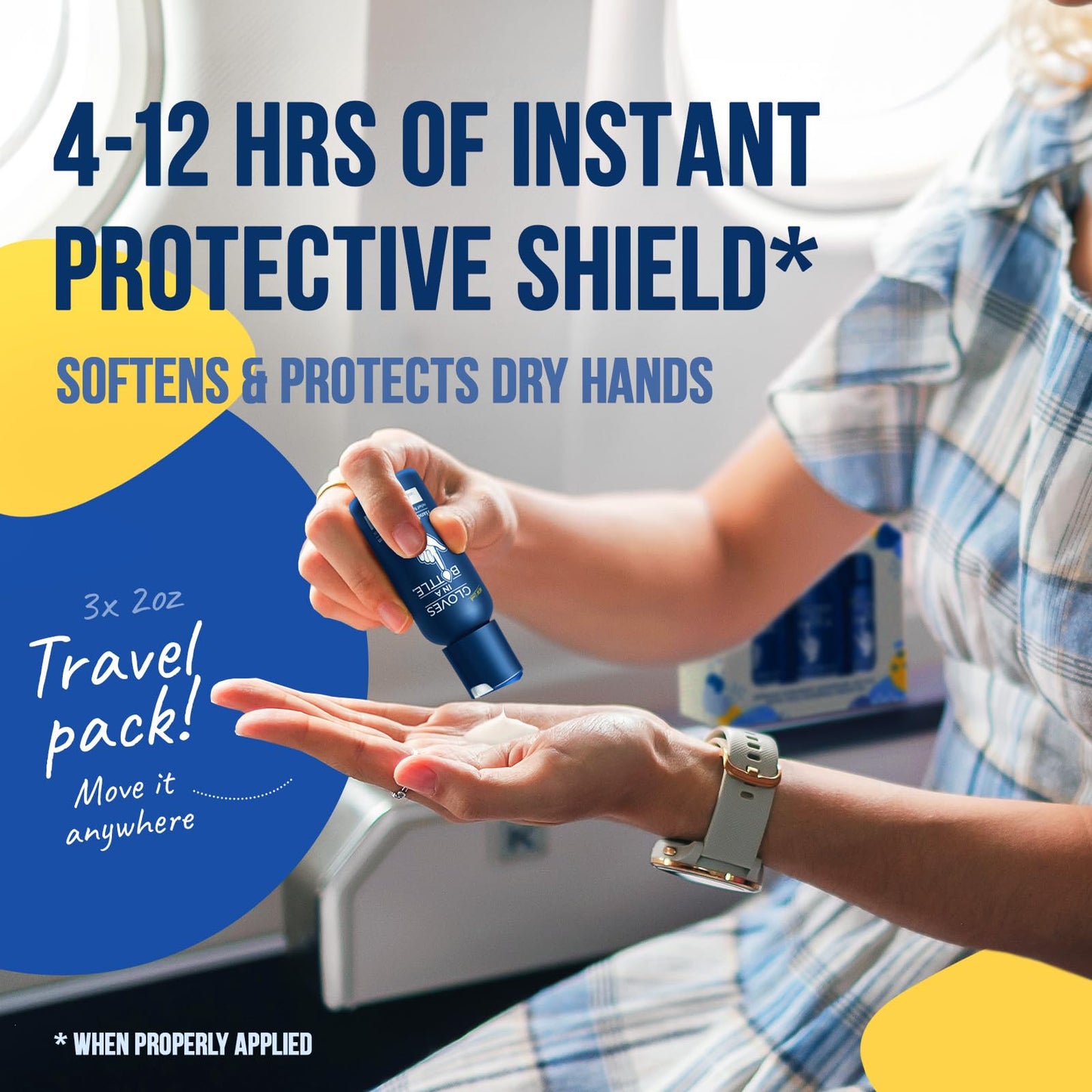 Gloves In A Bottle Shielding Lotion for Dry Itchy Skin, 2 ounce (Pack of 24)