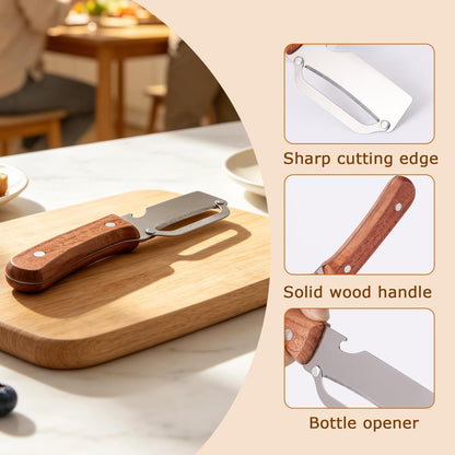3 PCS Peeler with Wooden Handle: A Simple yet Effective Kitchen Tool