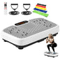 SoftGym Waver Vibration Plate Exercise Machine for Lymphatic Drainage Weight Loss,120 Speed Levels Vibrating Platform with Resistance Bands,Full-Body Workout Equipment for Muscle Activation