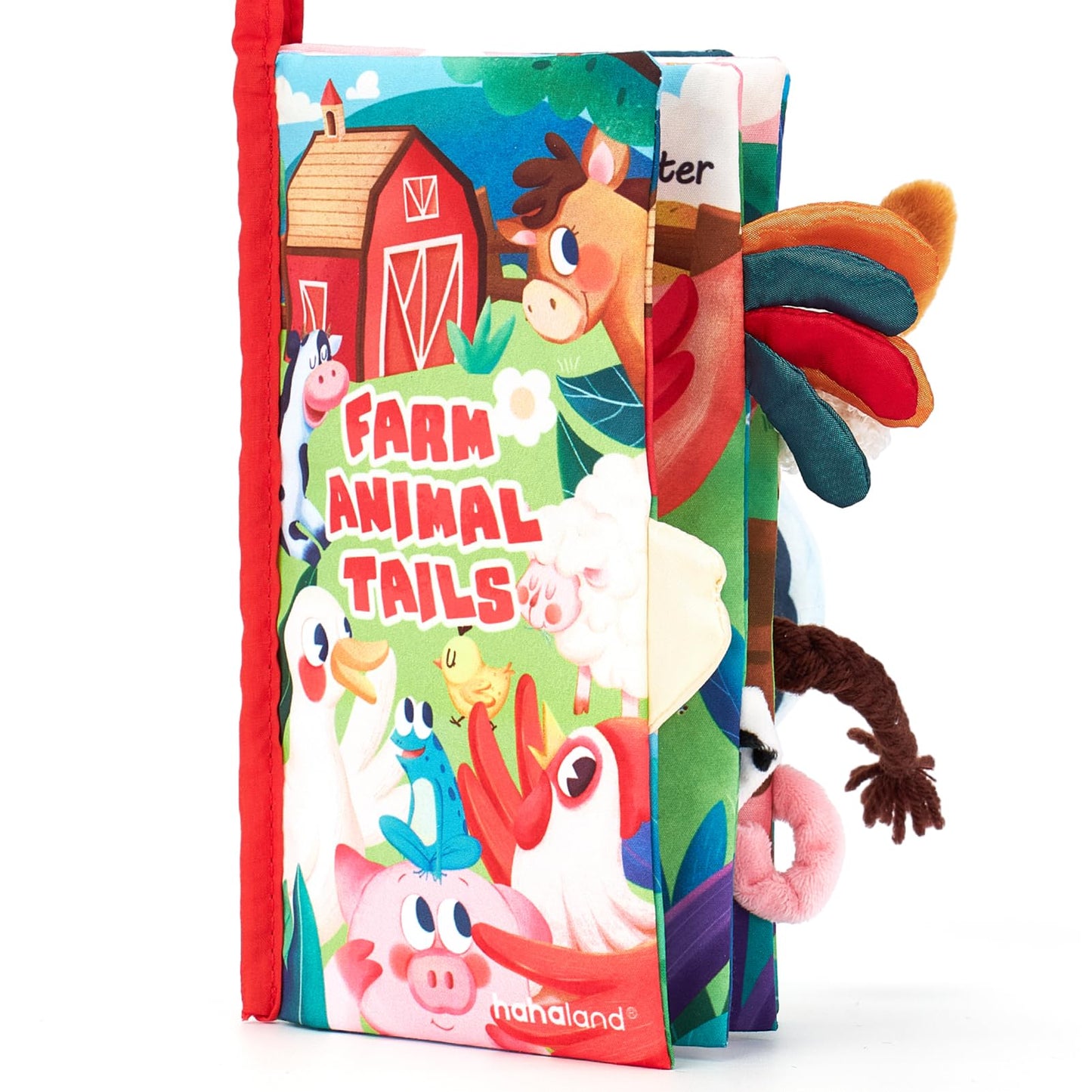 hahaland Babybücher 0-6 Monate, Bauchzeit Spielzeug für Säuglinge, sensorisches Spielzeug 6 bis 12 Monate, Fühlbuch, Reisespielzeug, Geschenke für Jungen und Mädchen 0-3 Monate, Babyparty, Geburtstag, Osterkorbfüller (Einzeln)