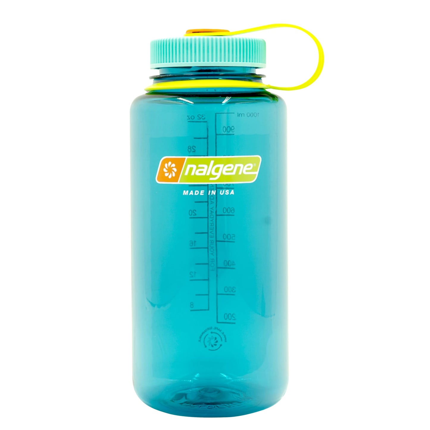 Nalgene 32 oz Wide Mouth Water Bottle | BPA-Free, Durable & Leak Proof, Lightweight Bottle for Hiking & Gym, Work & Travel
