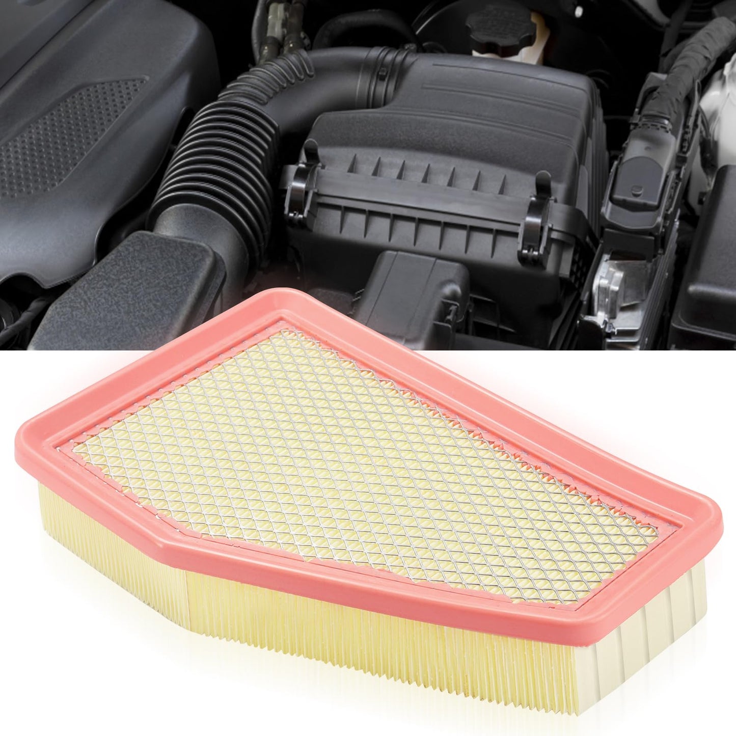 CA10262 Engine Air Filter Fit Ford Expedition/F150/F250/F350 (2007-2021) & Lincoln Navigator Replaces FA1883, 7C3Z9601A, A35642