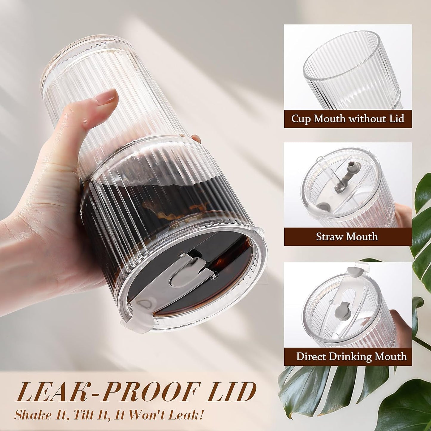 Iced Coffee Cups with Lids: A Perfect Blend of Style and Function