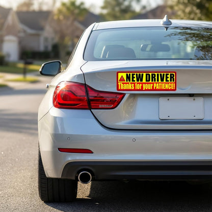 PSLER 3 Pcs New Driver Magnet for Car - Student Driver Car Magnet Funny Be Patient Student Driver Magnet Rookie Driver Car Bumper Magnets New Driver Teen Boys Girls