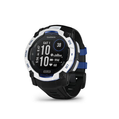 Garmin Instinct® 3 45mm, AMOLED Display, Rugged Outdoor GPS Smartwatch, Metal-Reinforced Bezel, Built-in Flashlight, Up to 18 Days of Battery Life, Black