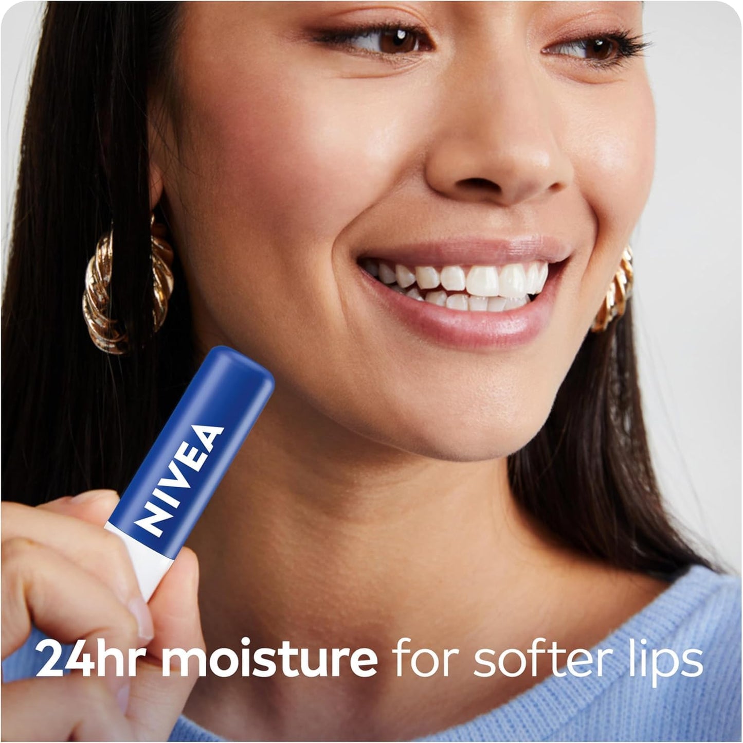 NIVEA Sun Lippenbalsam mit LSF 30 (2x4,8g) | Schützt vor Sonnenbrand, 24H Feuchtigkeit